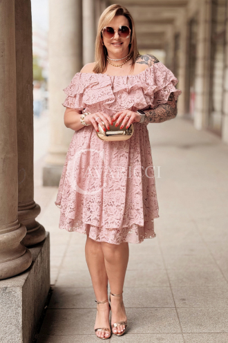 Kleid in Rosa – Große Größen | Cavaricci.de