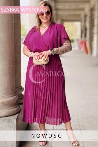 Kleid in Purpur – Große Größen | Cavaricci.de