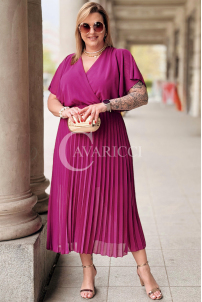 Kleid in Purpur – Große Größen | Cavaricci.de