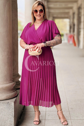 Kleid in Purpur – Große Größen | Cavaricci.de