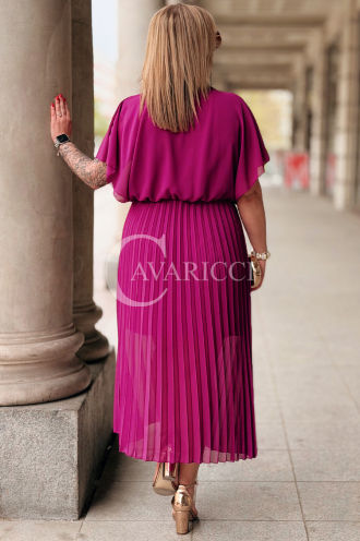 Kleid in Purpur – Große Größen | Cavaricci.de