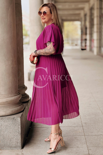 Kleid in Purpur – Große Größen | Cavaricci.de