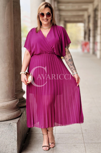 Kleid in Purpur – Große Größen | Cavaricci.de