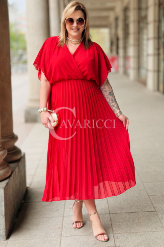 Kleid in Rot – Große Größen | Cavaricci.de