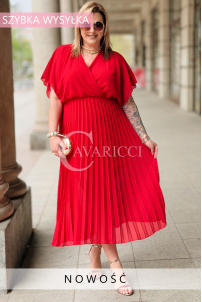 Kleid in Rot – Große Größen | Cavaricci.de