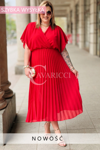 Kleid in Rot – Große Größen | Cavaricci.de