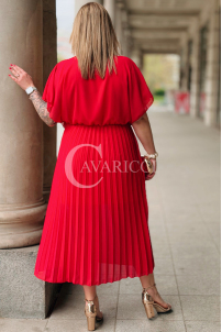 Kleid in Rot – Große Größen | Cavaricci.de