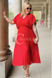Kleid in Rot – Große Größen | Cavaricci.de
