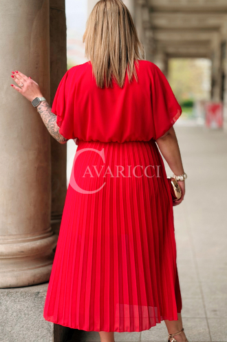 Kleid in Rot – Große Größen | Cavaricci.de