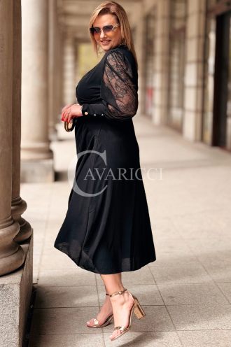 Kleid in Schwarz – Große Größen | Cavaricci.de