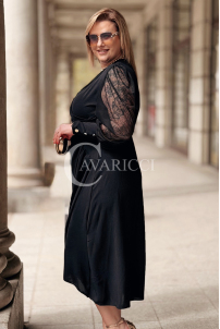 Kleid in Schwarz – Große Größen | Cavaricci.de
