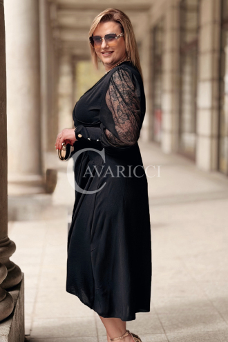Kleid in Schwarz – Große Größen | Cavaricci.de