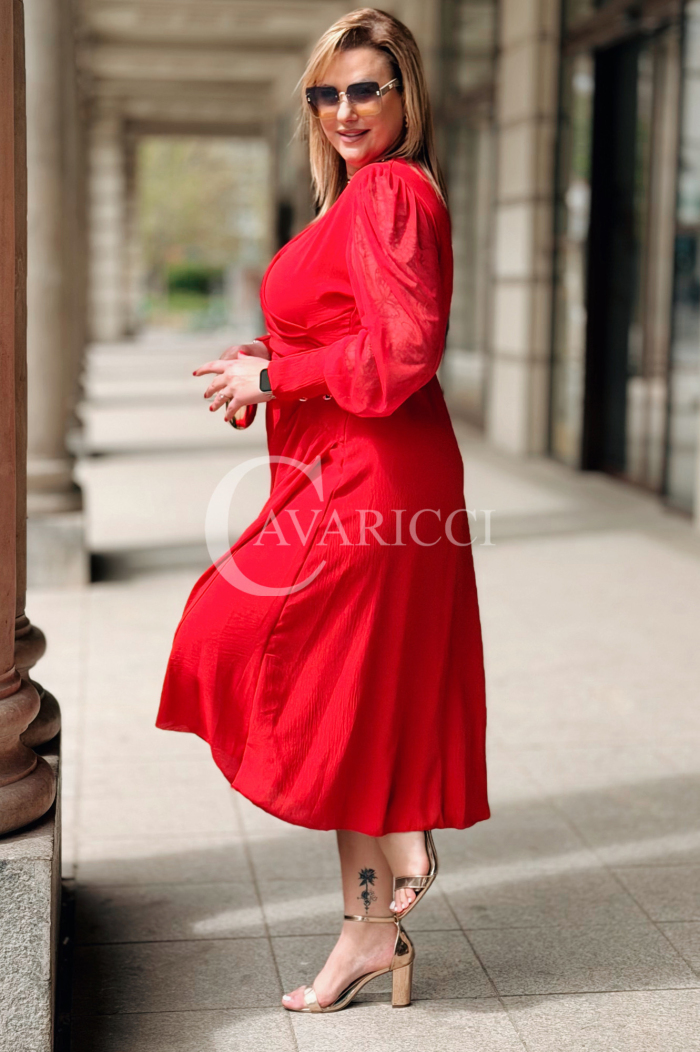 Kleid in Rot – Große Größen | Cavaricci.de