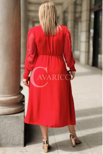 Kleid in Rot – Große Größen | Cavaricci.de