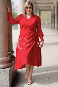 Kleid in Rot – Große Größen | Cavaricci.de