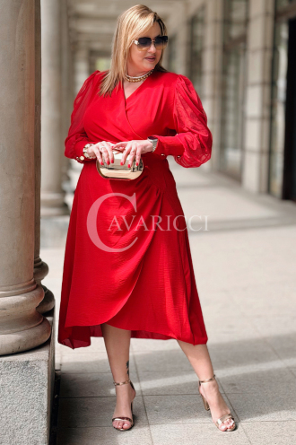 Kleid in Rot – Große Größen | Cavaricci.de