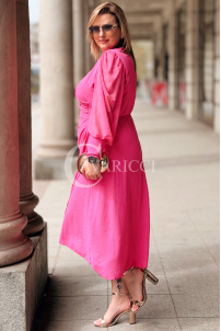 Kleid in Fuchsia – Große Größen | Cavaricci.de