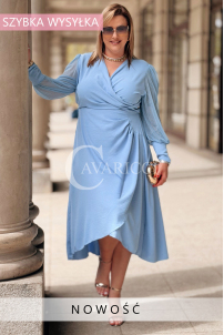 Kleid in Hellblau – Große Größen | Cavaricci.de