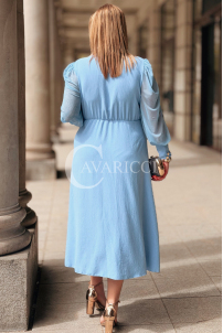 Kleid in Hellblau – Große Größen | Cavaricci.de
