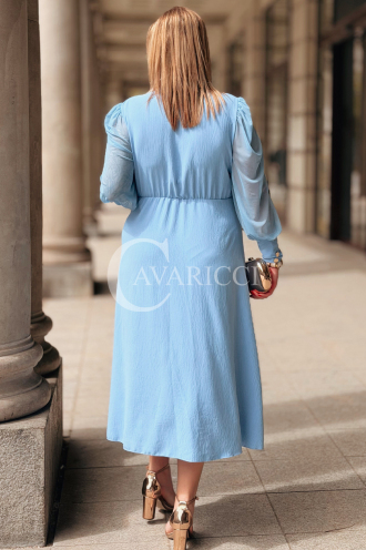 Kleid in Hellblau – Große Größen | Cavaricci.de