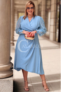 Kleid in Hellblau – Große Größen | Cavaricci.de