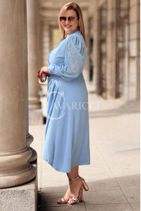 Kleid in Hellblau – Große Größen | Cavaricci.de