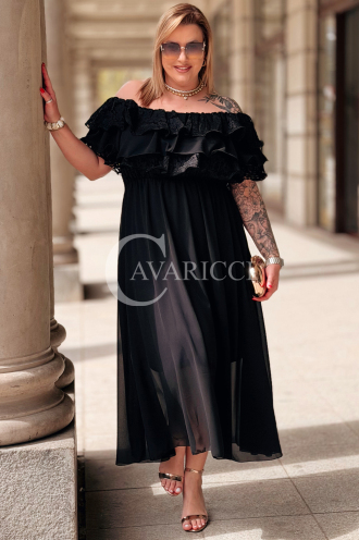 Kleid in Schwarz – Große Größen | Cavaricci.de