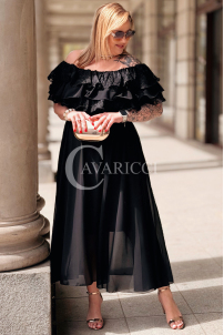 Kleid in Schwarz – Große Größen | Cavaricci.de