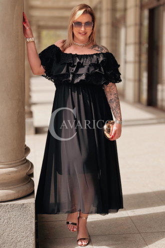 Kleid in Schwarz – Große Größen | Cavaricci.de