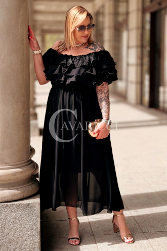 Kleid in Schwarz – Große Größen | Cavaricci.de