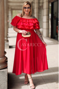 Kleid in Rot – Große Größen | Cavaricci.de