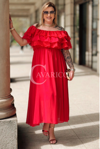 Kleid in Rot – Große Größen | Cavaricci.de