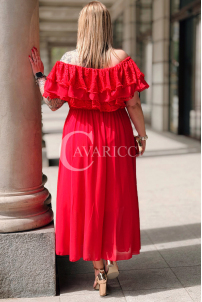Kleid in Rot – Große Größen | Cavaricci.de