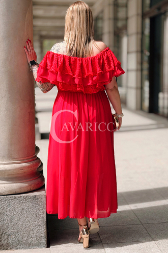 Kleid in Rot – Große Größen | Cavaricci.de
