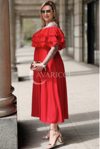 Kleid in Rot – Große Größen | Cavaricci.de