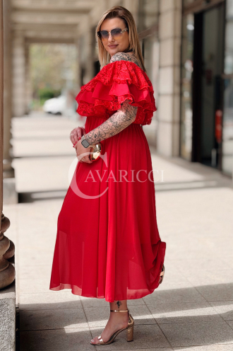 Kleid in Rot – Große Größen | Cavaricci.de