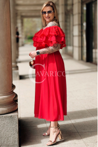 Kleid in Rot – Große Größen | Cavaricci.de