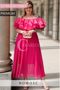 Kleid in Fuchsia – Große Größen | Cavaricci.de