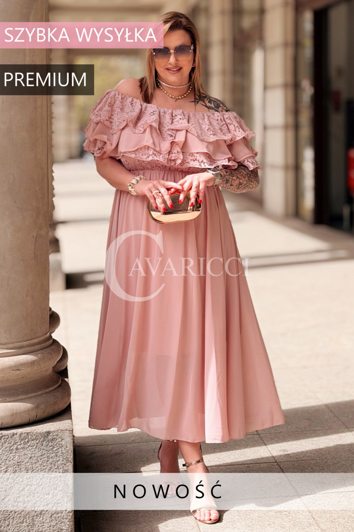 Kleid in Rosa – Große Größen | Cavaricci.de
