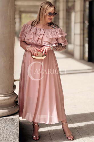 Kleid in Rosa – Große Größen | Cavaricci.de