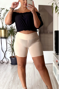 SAVANA Shorts in Nude – Große Größen | Cavaricci.de