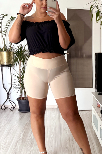 SAVANA Shorts in Nude – Große Größen | Cavaricci.de