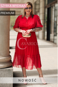 Kleid in Rot – Große Größen | Cavaricci.de