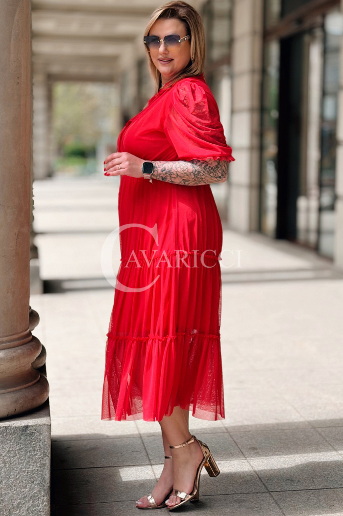 Kleid in Rot – Große Größen | Cavaricci.de