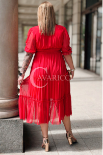 Kleid in Rot – Große Größen | Cavaricci.de