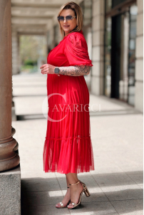 Kleid in Rot – Große Größen | Cavaricci.de