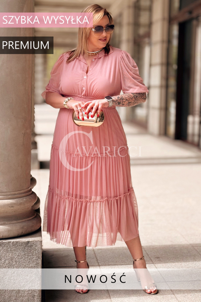 Kleid in Rosa – Große Größen | Cavaricci.de