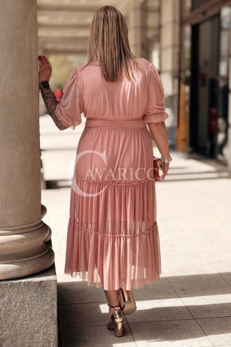 Kleid in Rosa – Große Größen | Cavaricci.de
