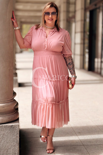 Kleid in Rosa – Große Größen | Cavaricci.de
