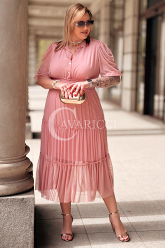 Kleid in Rosa – Große Größen | Cavaricci.de